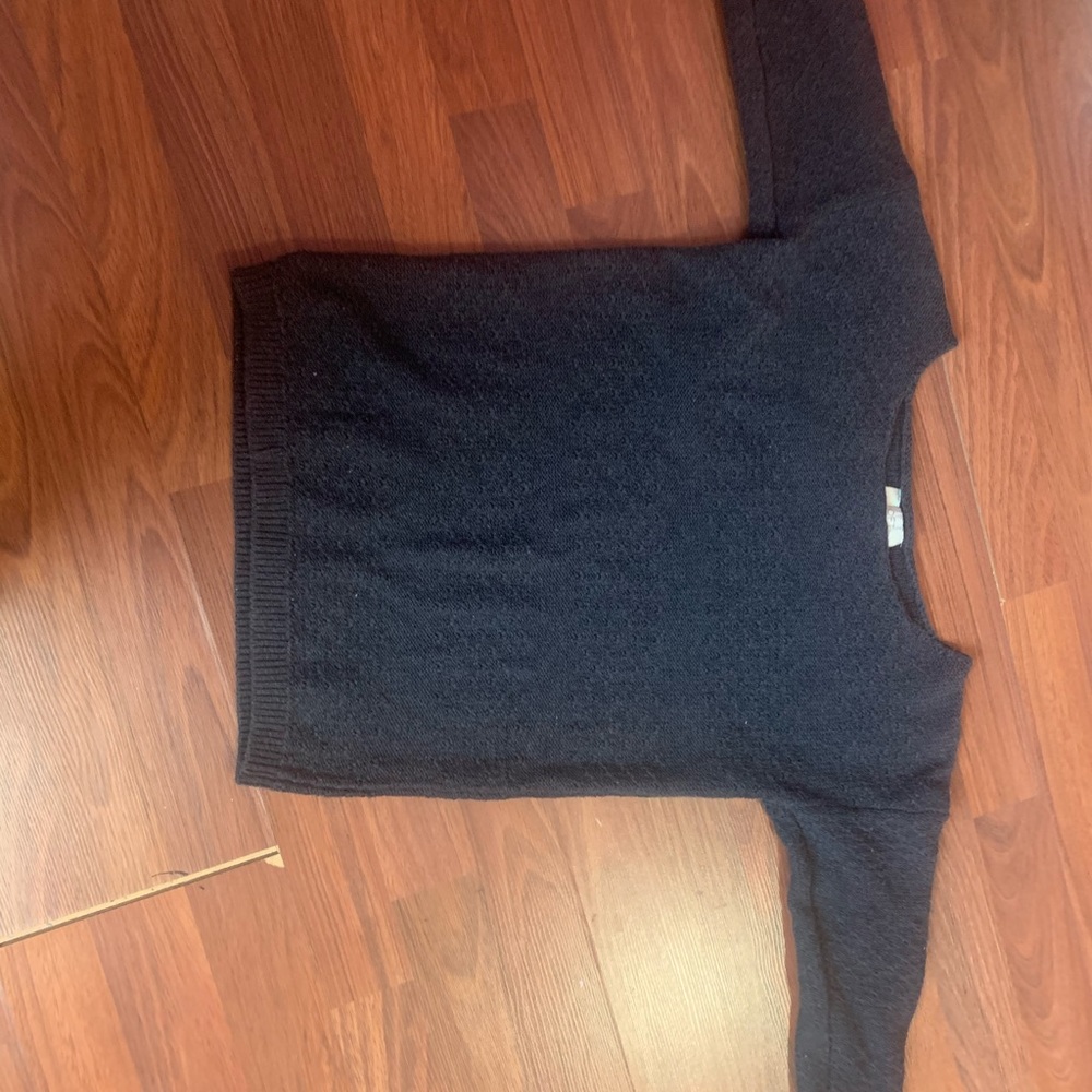 Black long sleeve sweater